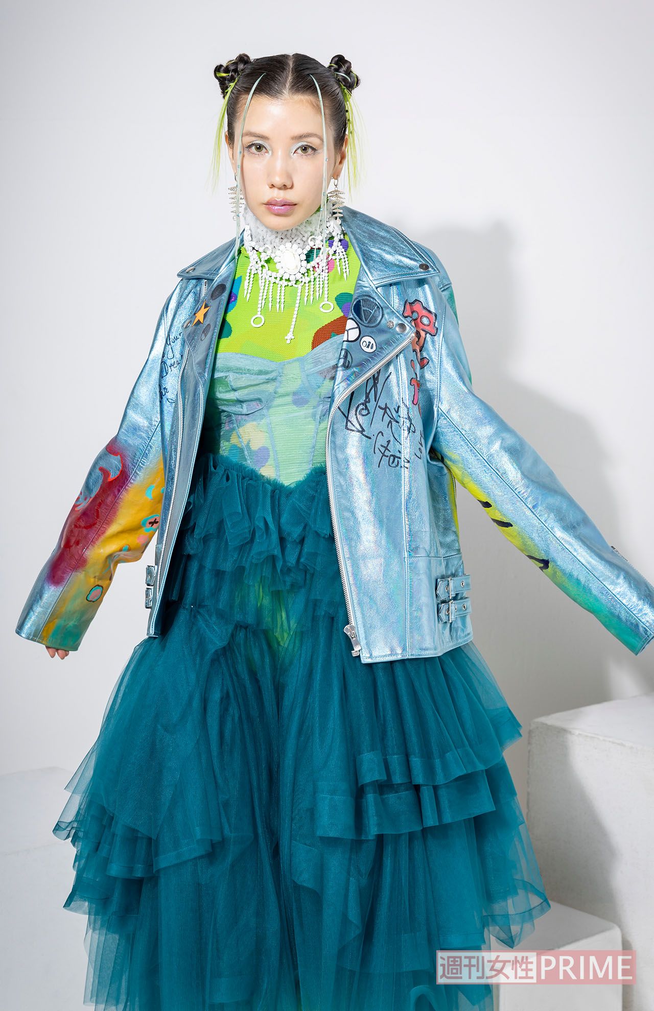 撮影／齋藤周造　スタイリスト／遠藤リカ　ヘアメイク／三浦咲衣（FLEURI）