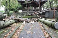 熊本震災、2度目の夏　巨大落石を活用する御船町「人とのつながりが強まった」