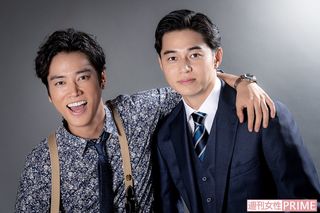 桐谷健太・東出昌大　撮影／佐藤靖彦