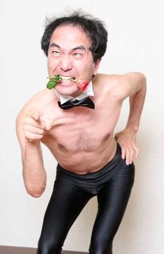 エガちゃんといえばこのポーズ