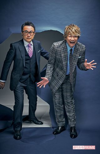 三谷幸喜と香取慎吾（'20年）　撮影／廣瀬靖士