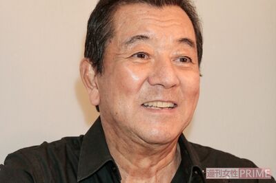 直撃取材にも快く対応してくれた加山雄三（'16年2月）