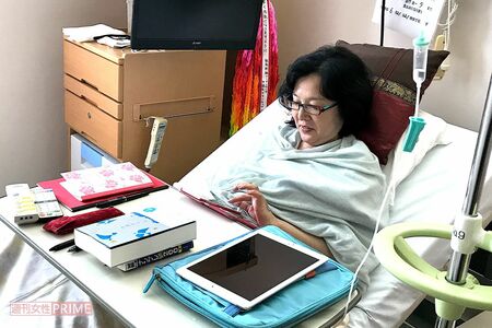 闘病中の写真　写真提供／麻倉未稀さん