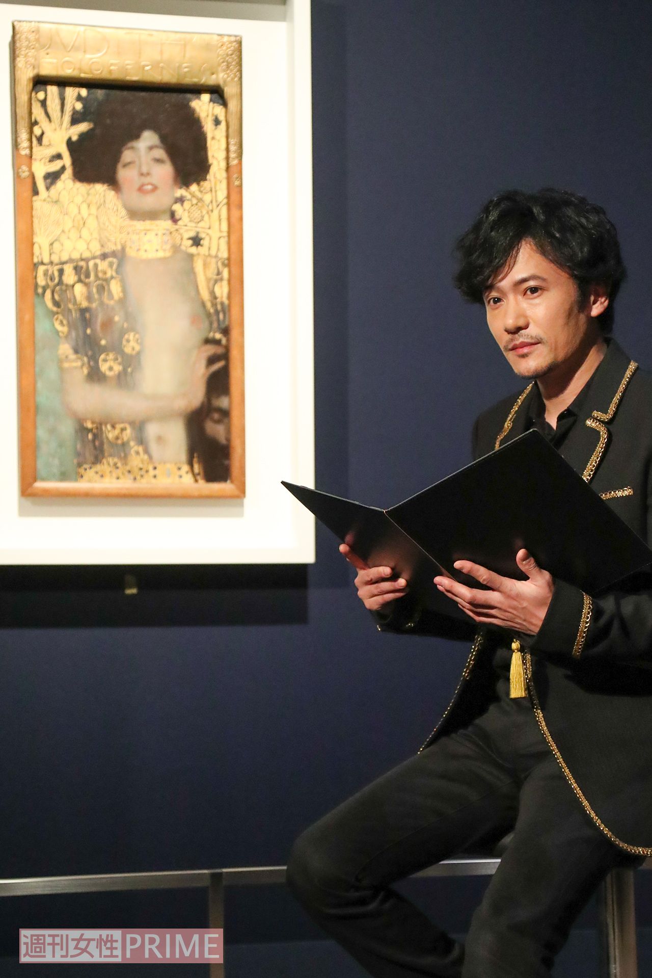 『クリムト展　ウィーンと日本１９００』では音声ガイドを担当した稲垣吾郎（'19年）　撮影／坂本利幸