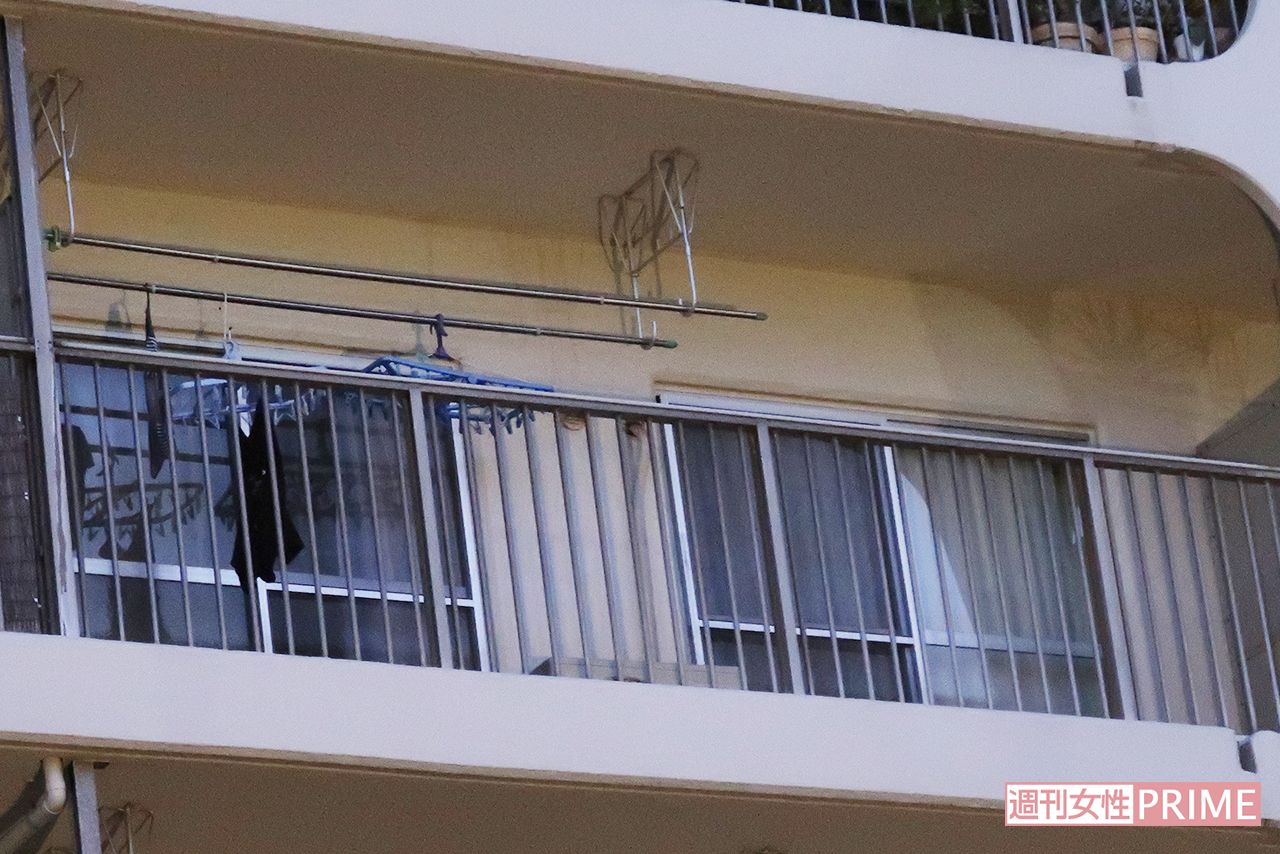 事件現場となったマンション