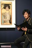 『クリムト展 ウィーンと日本1900』では音声ガイドを担当した稲垣吾郎('19年) 撮影/坂本利幸