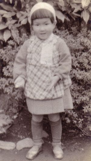 子ども時代の若宮さん。2、3歳くらい。幼いころから好奇心旺盛で負けず嫌いだった