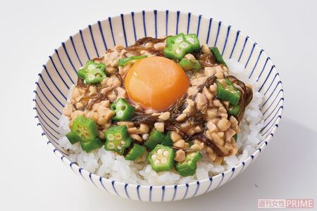 もずく納豆ご飯　撮影／廣瀬靖士
