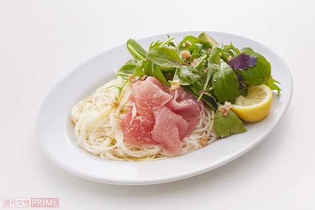 生ハムサラダそうめん（撮影／廣瀬靖士）