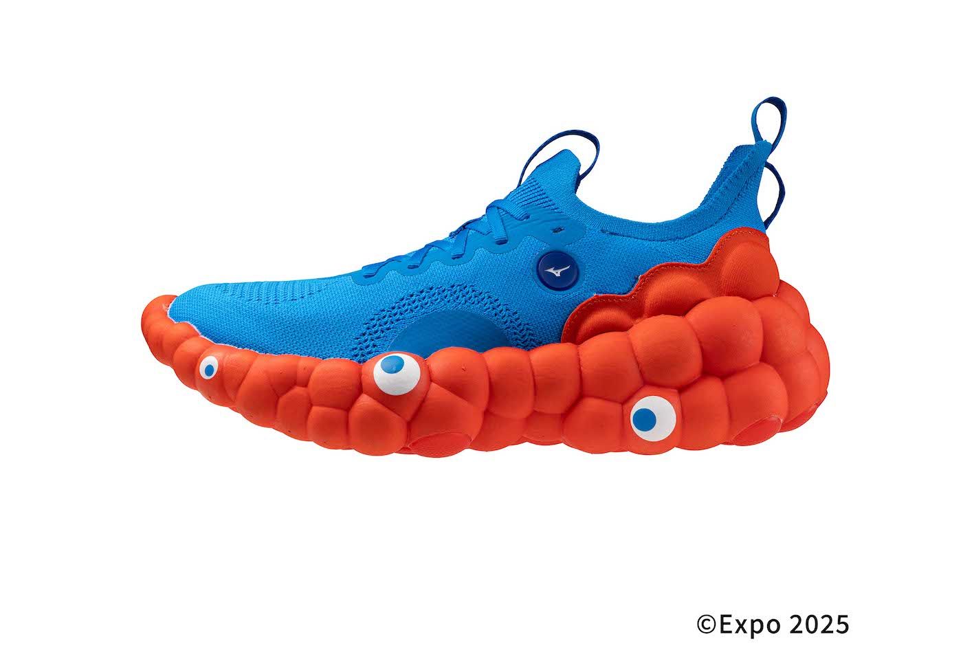 ミャクミャクスニーカー（ザミズノエナジーOSAKAEXPO2025　30,800円、公式サイトより）