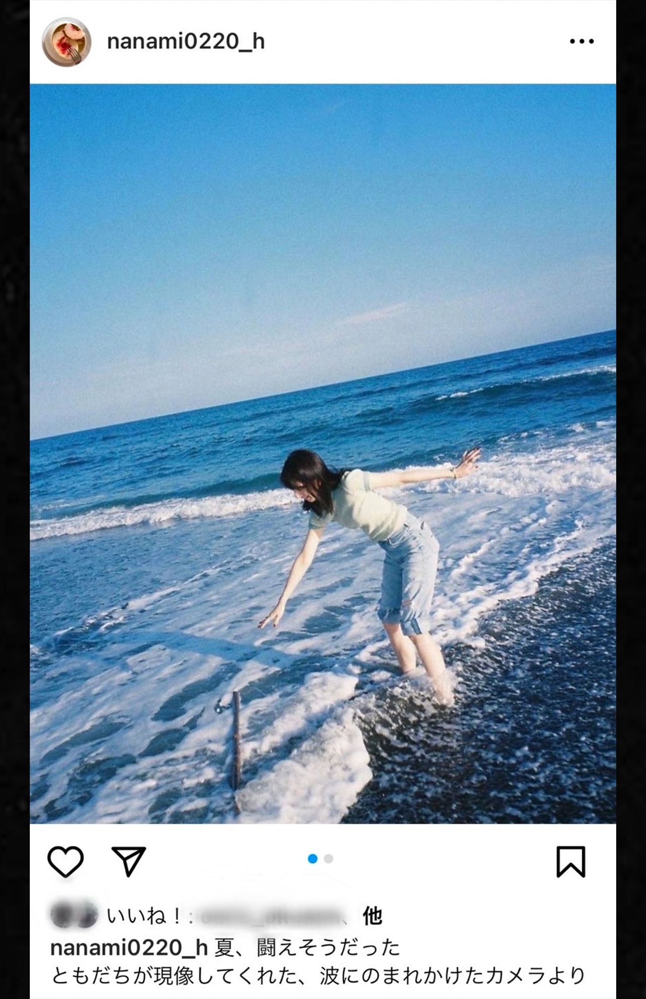 橋本奈々未Instagramより