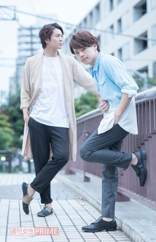 平方元基、中川晃教　撮影／廣瀬靖士