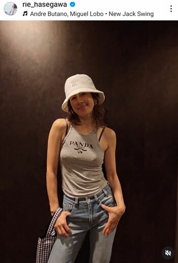 “51歳のタンクトップ”が話題になった長谷川理恵（本人のインスタグラムより）