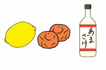 日ごろ食べているものにもクエン酸が含まれている。代表的なのは柑橘類で、特に多いのはレモンとカボス。1個（100g）あたり6g程度と豊富。そのほか梅干しやお酢、甘酒などにも