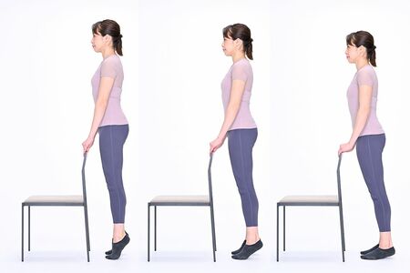 【かかと下ろし】1セット×10回