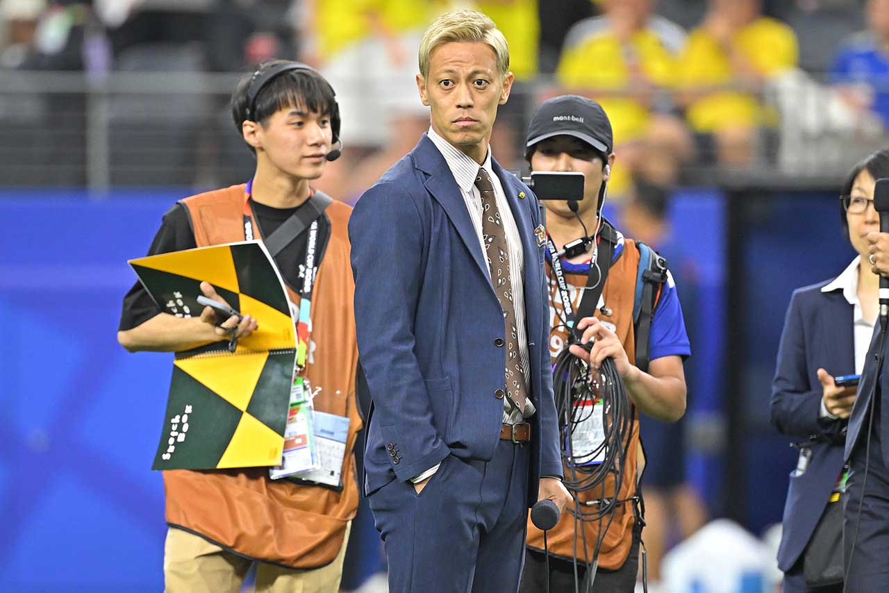 局の垣根を超え日本戦全4試合をカバーする前代未聞の起用になった本田圭佑／雑誌協会より