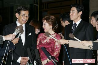 高嶋政宏の結婚式に出席した故・高島忠夫さん、寿美花代、弟の高嶋政伸