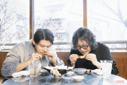 BE:FIRST・LEO、作家・燃え殻（撮影／矢島泰輔）