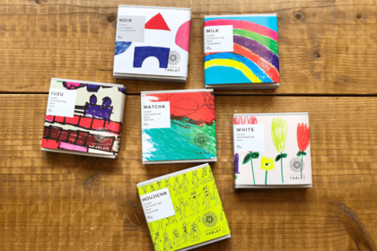 パッケージに重度障がい者のアート起用の商品も