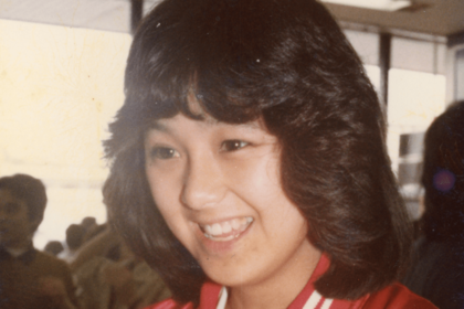 ファンが撮ったアイドル・北原佐和子。写真で着ているのはパンジースタジャンだそう