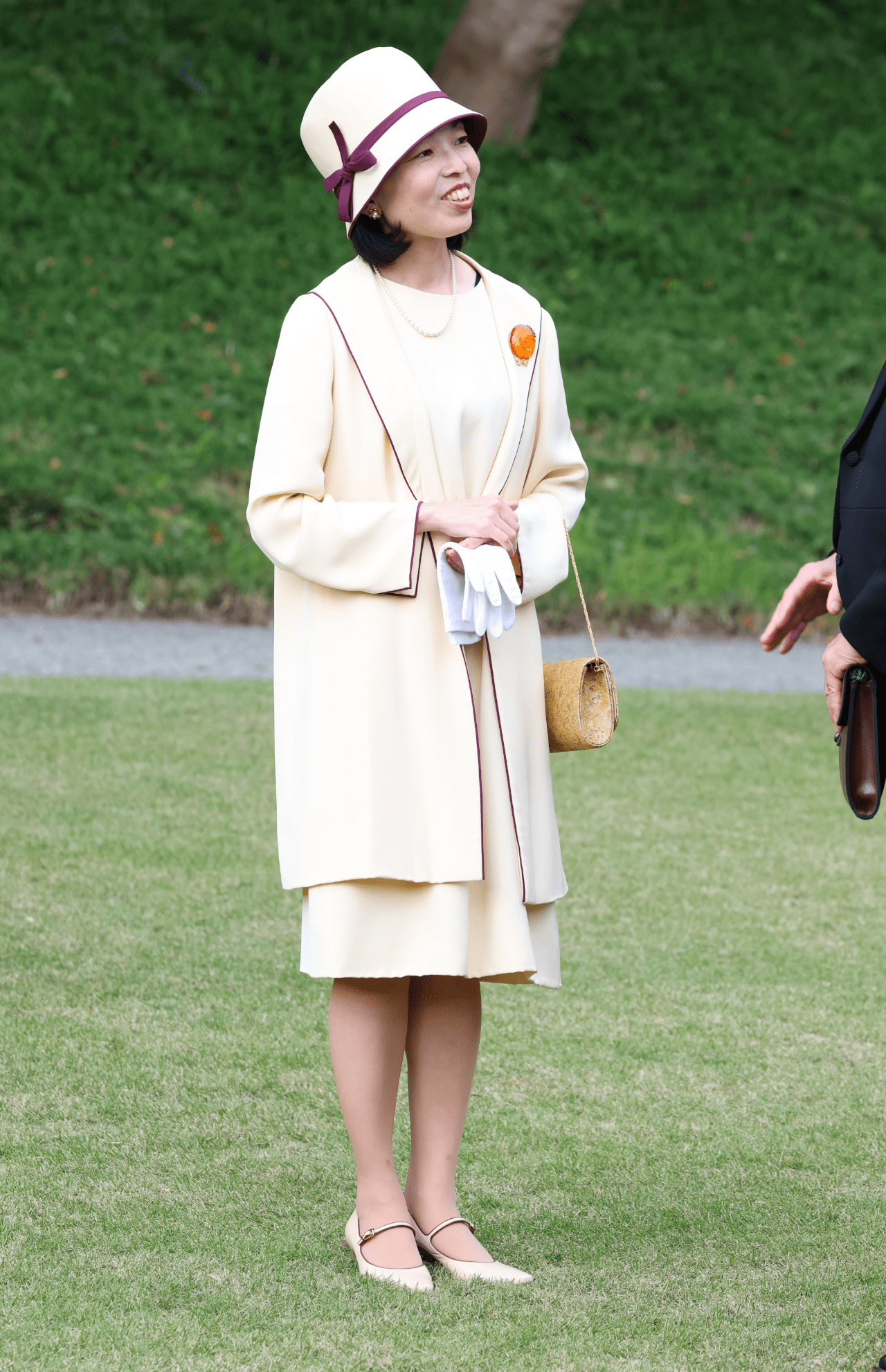 2025年10月28日、秋の園遊会に出席された彬子さま　撮影／JMPA