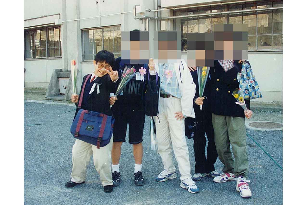 視覚障がいのある実業家・成澤俊輔さん。小学生のころ