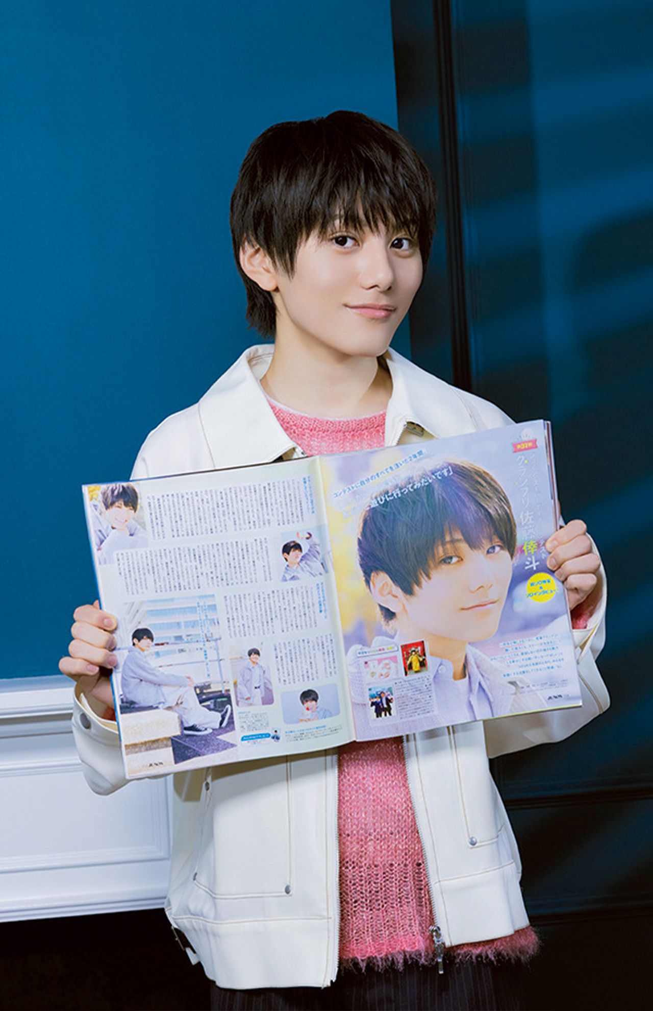 グランプリ受賞当時のお写真とツーショット　撮影／booro