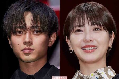 左から永瀬廉、浜辺美波