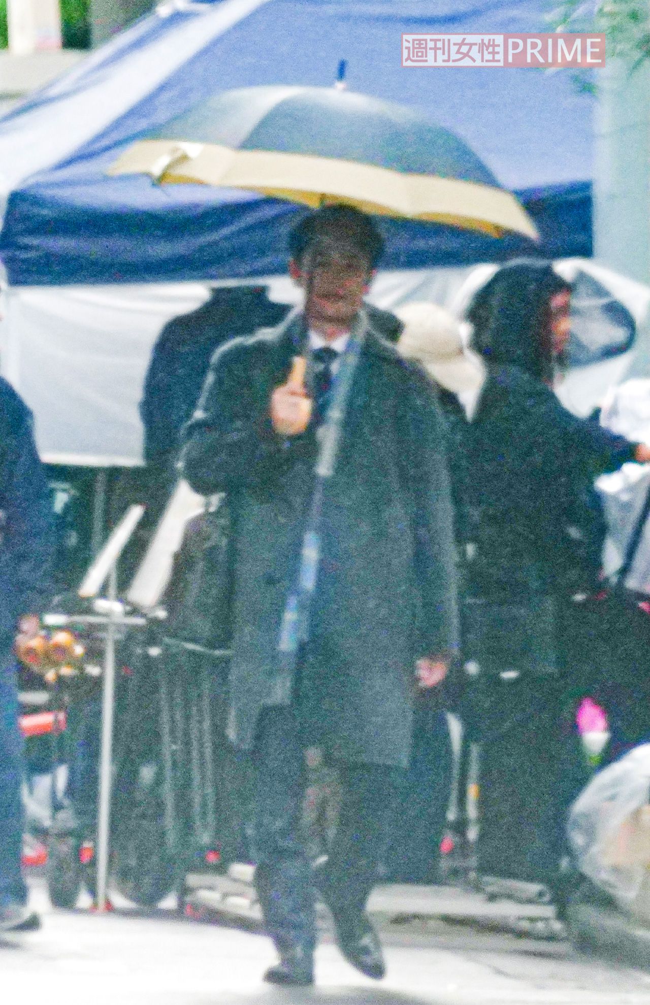 2025年10月下旬、日曜劇場『ザ・ロイヤルファミリー』ロケに参加した妻夫木聡