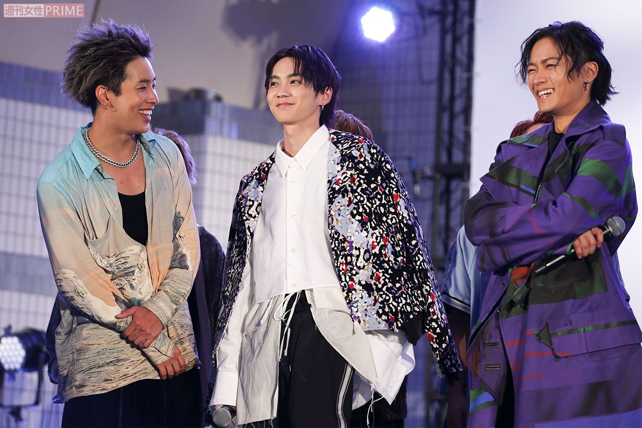 THE RAMPAGE(左から)陣、吉野北人、川村壱馬　撮影／森田晃博