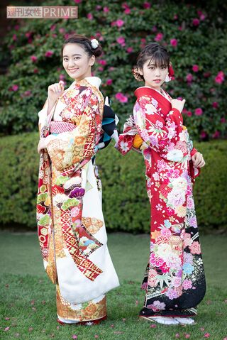 岡田結実、小芝風花　撮影／廣瀬靖士　2017年