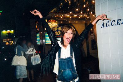 モデルや女優を夢見た当時。「騙されて初めて、あ、私は背が高いだけなんだって気づきましたね」