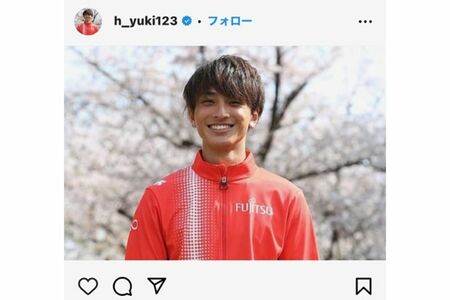 橋岡優輝（陸上　幅跳び）インスタグラム @h_yuki123　フォロワー数6.1万人