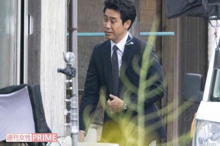 日曜劇場「ラストマン」の撮影を行う大泉洋