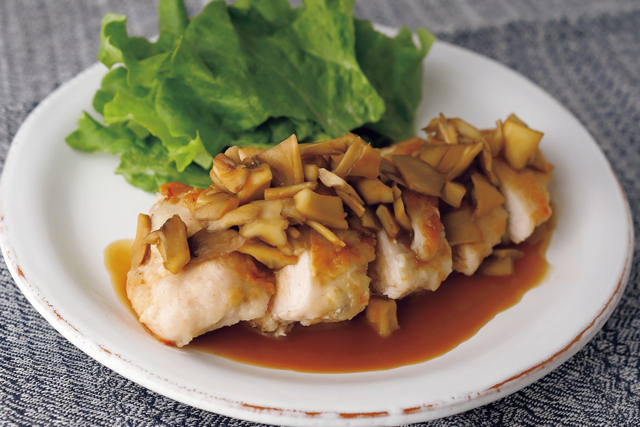 鶏肉のまいたけソテー