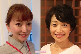 加藤綾菜（左）とベネッセスタイルケア介護職員初任者研修講師の佐々木和代さん（右）