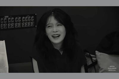 満面の笑みを見せた中森明菜（公式YouTubeチャンネルより）