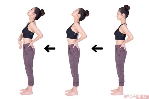 硬くなっているところを探すコツ　撮影／森モーリー鷹博　モデル／辛島菜摘