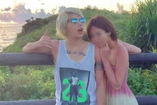 ガーシーがYouTubeにアップしたマイファスHiroと交際相手だったA子さん（プライバシー保護のため一部を編集部で加工）