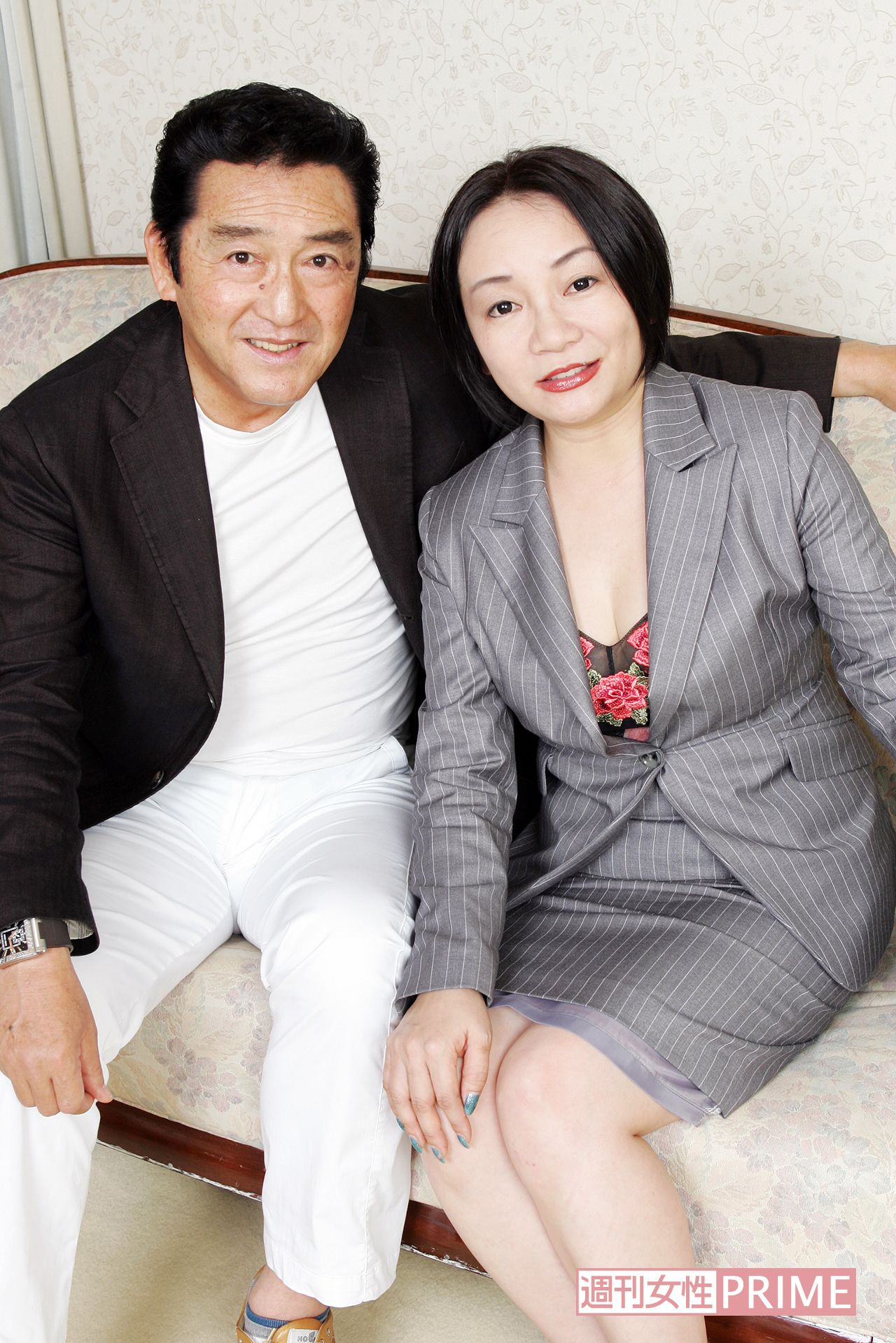 '07年、『週刊女性』の対談企画に登場した松方弘樹さんと岩井志麻子さん