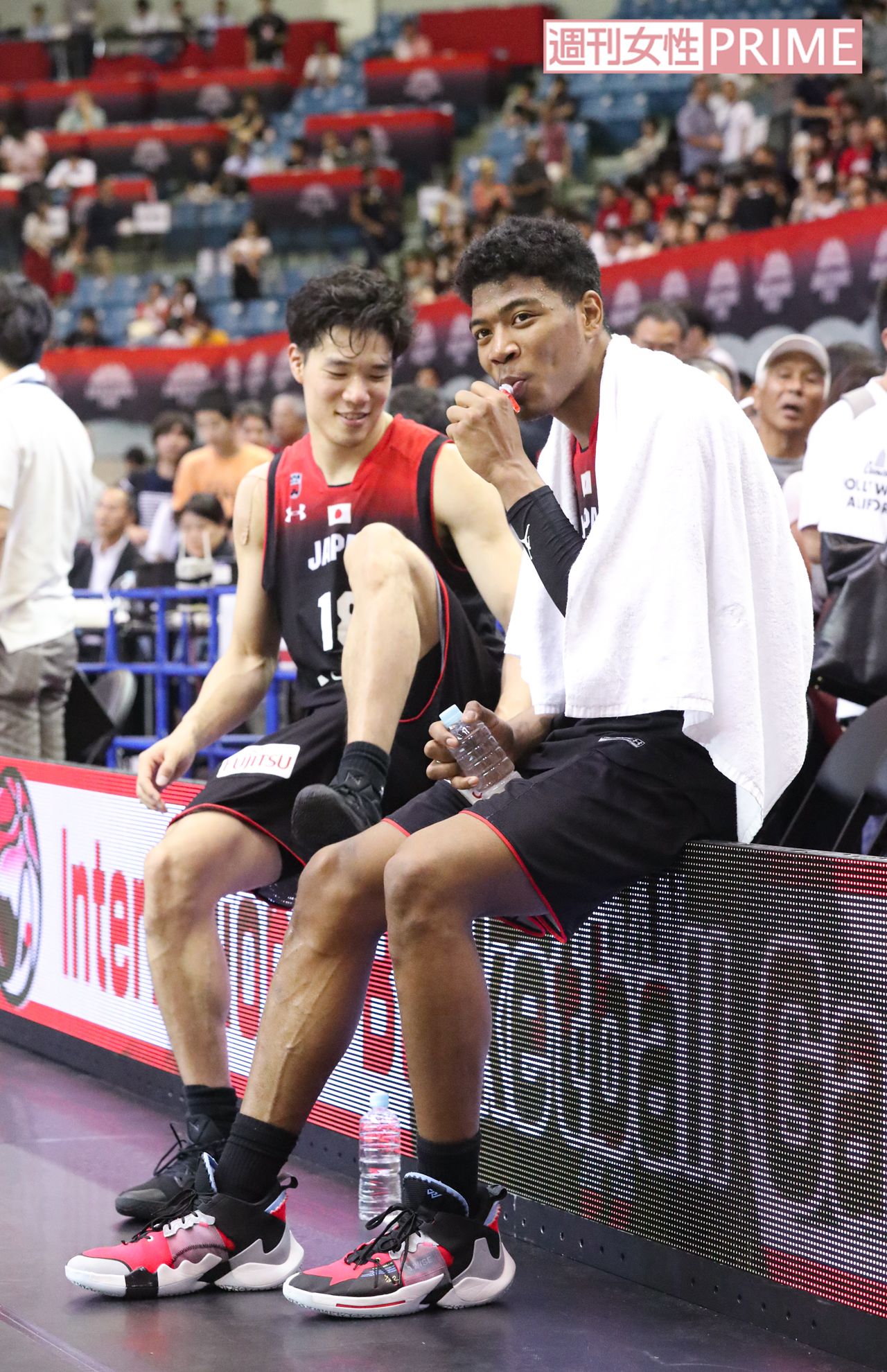 馬場と八村　撮影／高梨俊浩、吉岡竜紀、齋藤周造