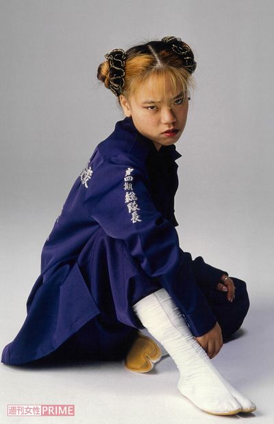 雑誌のスタジオ撮影で