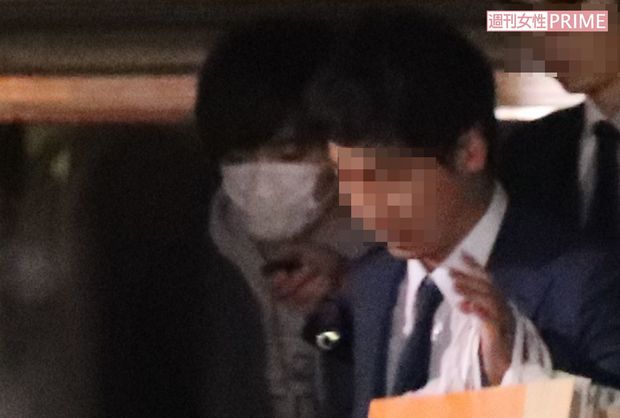 マスク姿の知念侑李（2018年元旦初詣）