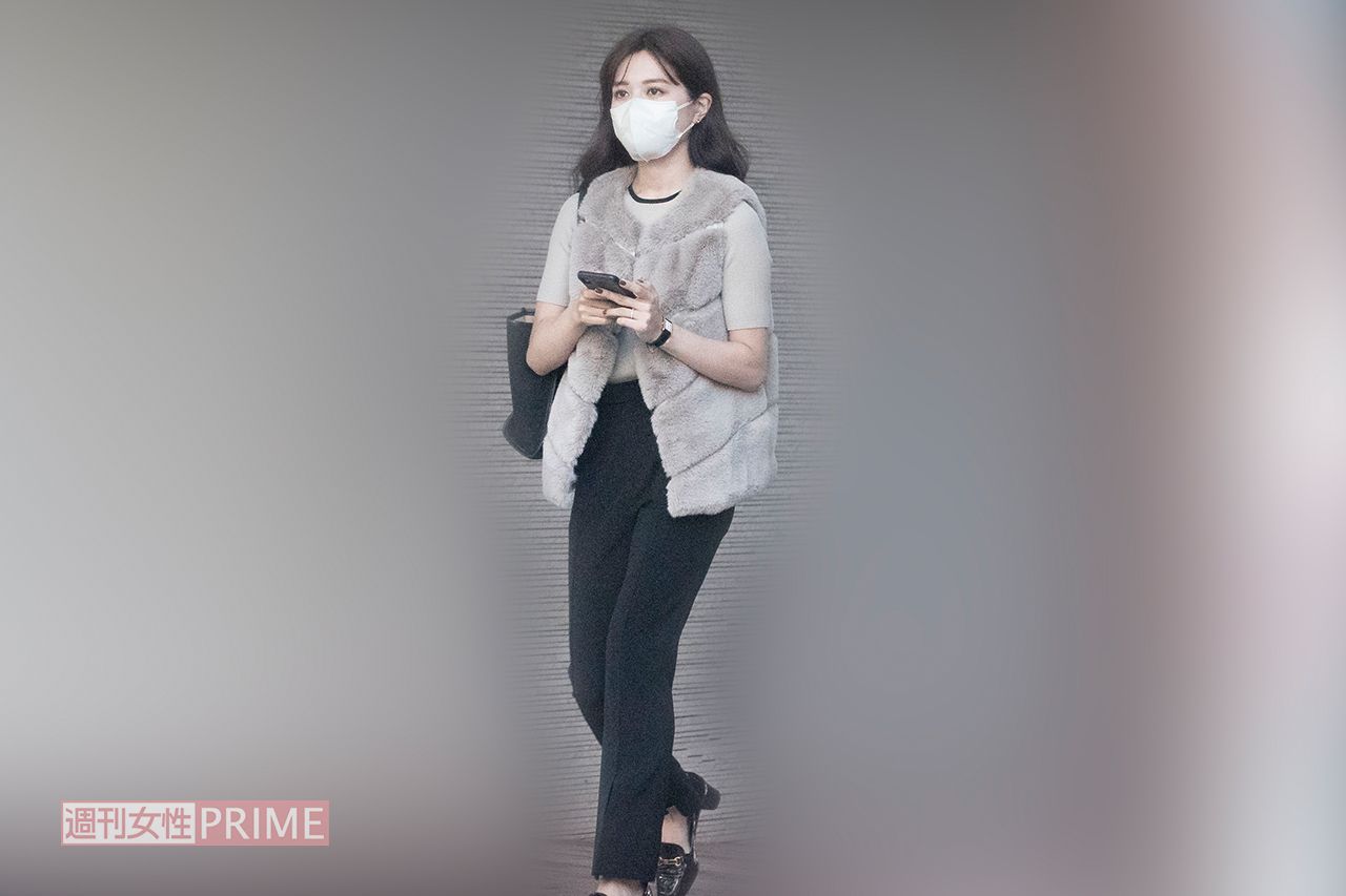 仕事に向かう楫真梨子