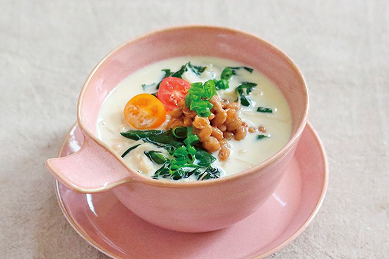 豆乳なっとう汁