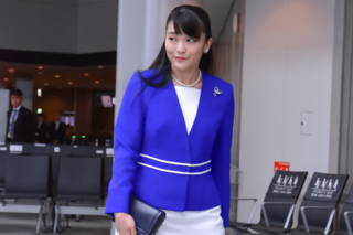 '19年7月にペルーに向かう際の眞子さん（写真／JMPA）