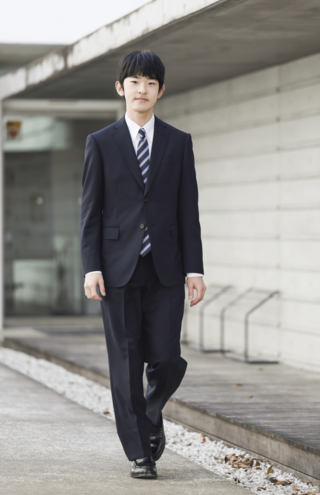 筑波大学附属高校の卒業式当日、報道陣の質問に答えた悠仁さま（2025年3月18日）