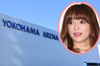 浜崎あゆみ。収容人数が1万人以上の横浜アリーナで、2日間ライブは行われた