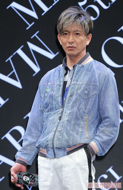 ブランドアンバサダーとして会見に登場したしーちゃんの夫・木村拓哉（撮影／週刊女性写真班）