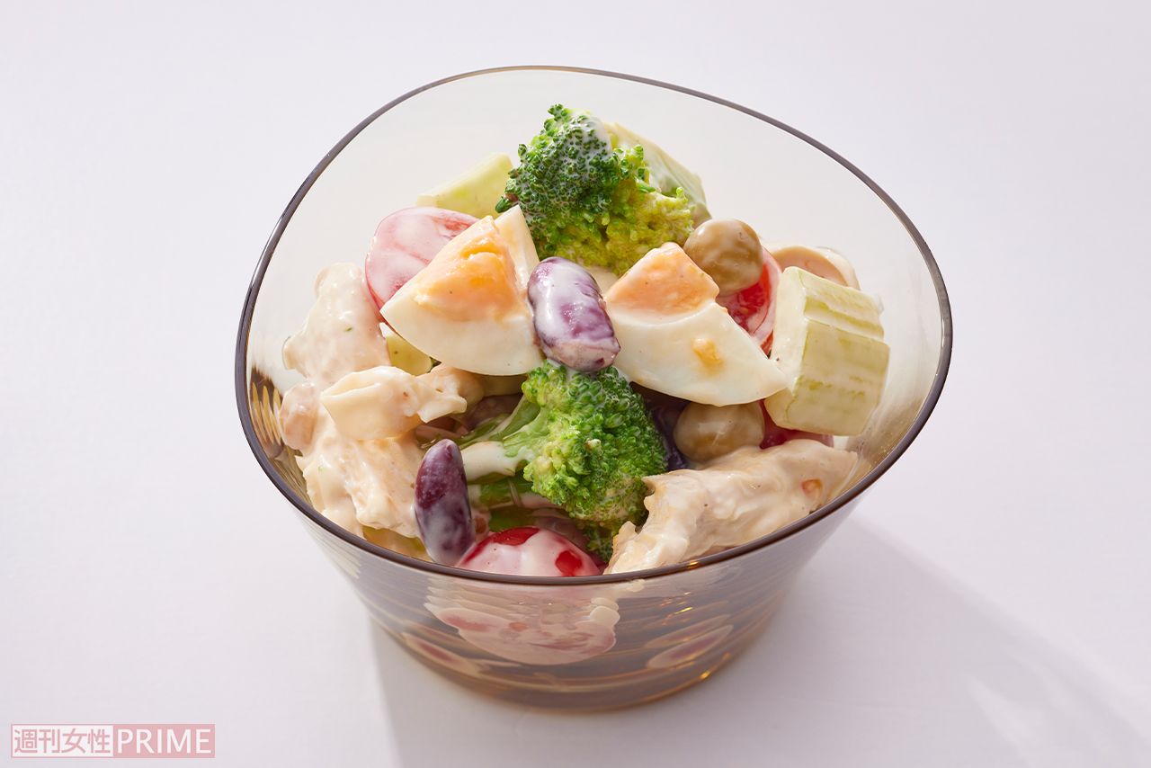 手作りマヨのごろごろサラダ　撮影／廣瀬靖士